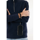 CarryLoop RCS rPET verstelbare telefoonhouder met polsband, zwart