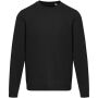 Jasper 280 g/m² unisex OCS gecertificeerde organische gerecyclede trui met ronde hals - Zwart - XS