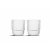 Billi waterglas set van 2 - Transparant