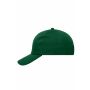 6 Panel Cap Heavy Cotton dark green one size
