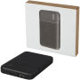 Loop 5000 mAh powerbank van gerecycled plastic - Zwart