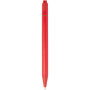 Chartik monochromatische balpen van gerecycled papier met matte afwerking (zwarte inkt) - Rood