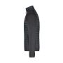 Men's Knitted Hybrid Jacket grey-melange/anthracite-melange S