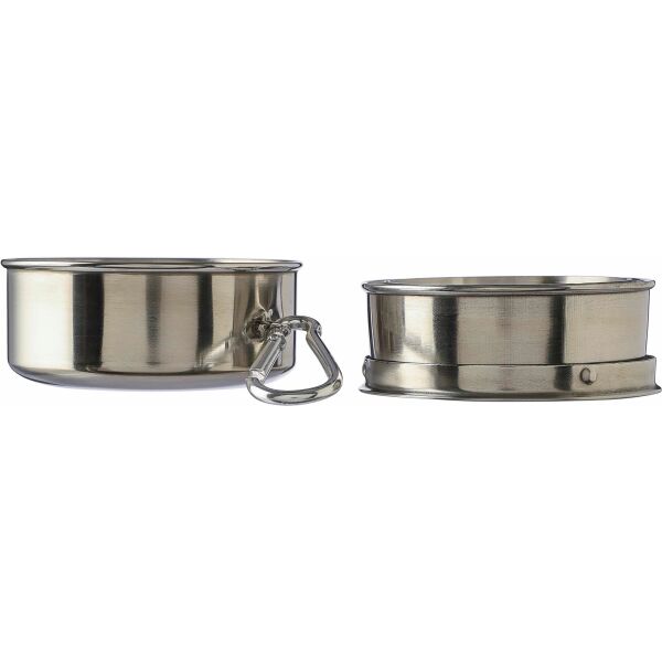 Roestvrijstalen opvouwbare beker Annette zilver Roestvrijstalen opvouwbare beker Annette zilver