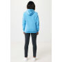 IQONIQ Jasper gerecycled katoen hoodie, tranquil blue (L)