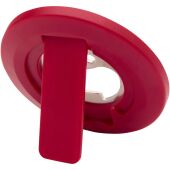 Ain magnetische telefoonstandaard van gerecycled plastic met flesopener - Rood Ain magnetische telefoonstandaard van gerecycled plastic met flesopener - Rood