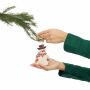 Cadeau / boomhanger WOODEN SNOWI WOODEN SNOWI