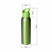 Aluminiumfles "Houston", 0,6 l