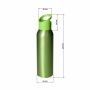 Aluminiumfles "Houston", 0,6 l
