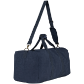 Ecologische vintage reistas Washed Navy Blue One Size