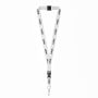 Afneembare lanyard van biologisch katoen met zeefdruk
