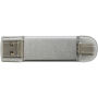 OTG aluminium USB type-C - Zilver - 16GB