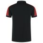 Poloshirt Bicolor Redefined 206106 Black-Brightred XXL