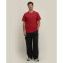 Reeser - Heavy gerecycled katoen blend T-overhemd met een modern look - Passionate Red (3XL)