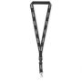 Afneembare polyester lanyard met reflectives Afneembare polyester lanyard met reflectives