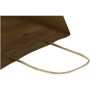 Kraftpapieren tas van 120 g/m² met gedraaide hengsels - 18 x 9 x 23 cm - Kraftbruin