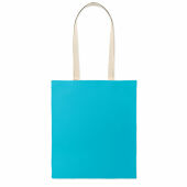 ZEVRA COLOUR - Katoenen boodschappentas - Turquoise
