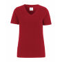 Cottover Gots Stretch V-Neck Lady red XS Cottover Gots Stretch V-Neck Lady red XS