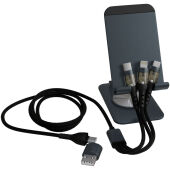 SCX.design O32 opvouwbare telefoonstandaard met 3-in-1 oplaadkabel