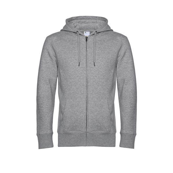 KING Sweatshirt met capuchon en rits Heather Grey XXL KING Sweatshirt met capuchon en rits Heather Grey XXL