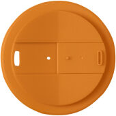 Americano® Eco 350 ml gerecyclede beker met spill-proof deksel - Oranje