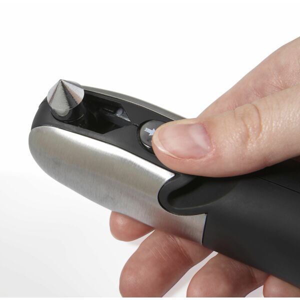 Metalen 8-in-1 zaklamp Amayah zwart Metalen 8-in-1 zaklamp Amayah zwart