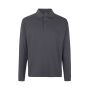PRO Wear poloshirt met lange mouw | drukknoop - Silver grey, 3XL