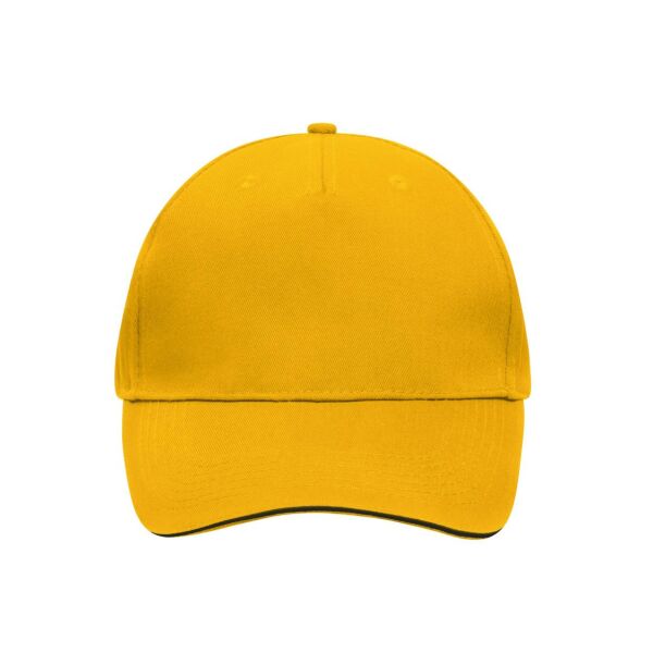 5 Panel Sandwich Cap gold yellow/navy one size 5 Panel Sandwich Cap gold yellow/navy one size
