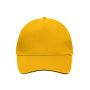 5 Panel Sandwich Cap gold yellow/navy one size
