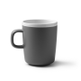 CARTUX Keramische mok mat, 270ml - donkergrijs CARTUX Keramische mok mat, 270ml - donkergrijs