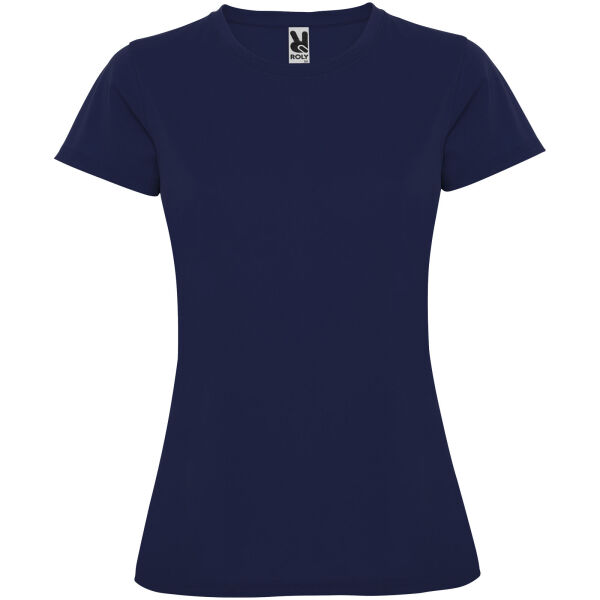 Montecarlo short sleeve women's sports t-shirt - Navy Blue - 2XL