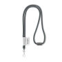 Polyester 2-kleurige koord-lanyard met full color label