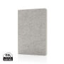 Phrase GRS gecertificeerd gerecycled vilt A5 notitieboek, grijs