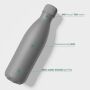 Thermosfles - Grijs - 500 ml