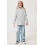 IQONIQ Yengo kids recycled katoen hoodie met steekzakken, light heather grey (910)