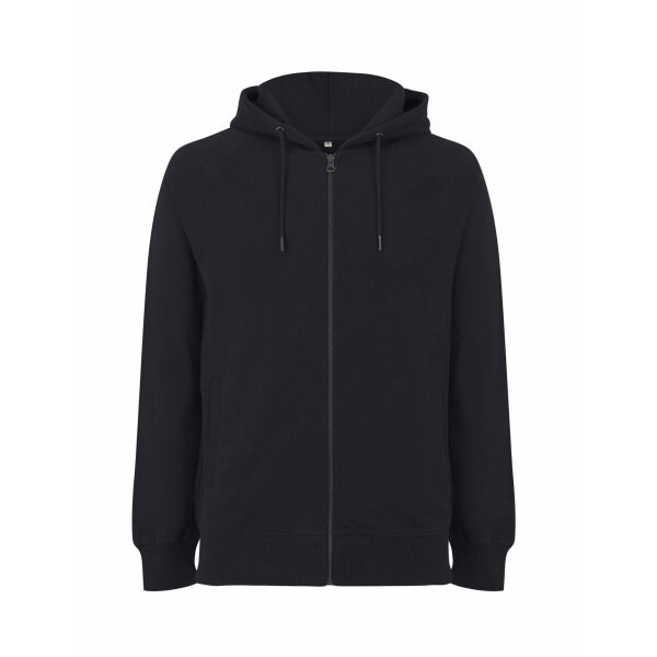 Unisex classic heavy raglan zip-up hoodie met zakken