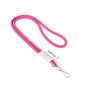 Polyester 2-kleurige koord-lanyard met full color label