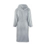Bathrobe Hooded - Silver Grey