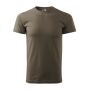 T-shirt men's Basic army L