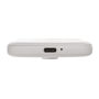 MagBoost gerecycled plastic 5000 mah magnetische powerbank, wit