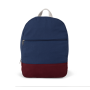 Essentiële rugzak in katoen Indigo / Wine One Size
