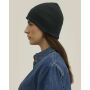 Fielder - Jersey knit beanie met een zacht interior - Black (OS)