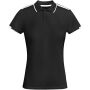 Tamil short sleeve women's sports polo - Black/White - S Tamil short sleeve women's sports polo - Black/White - S