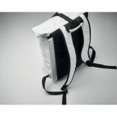 BAI ROLL - Laptop Rolltop rugzak PU - Wit