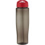H2O Active® Eco Tempo drinkfles van 700 ml met tuitdeksel - Rood/Charcoal