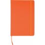 Gerecyclede PU notitieboek Eva oranje