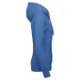Ecologische damessweater met capuchon Light Royal Blue XXL