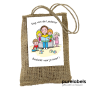 Dag van de leidster cadeau | Bloembollengeschenk | Jute klein | Stoel