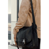 KENTO URBAN RCS recycled nylon 15.6 inch Messenger, zwart