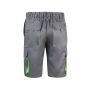 TWO-TONE MULTI-POCKET BERMUDA SHORTS, GREY/LIME, 34, VELILLA